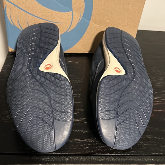 Clarks Unstructured Pilot Step navy nubuck - Picture 2 of 4